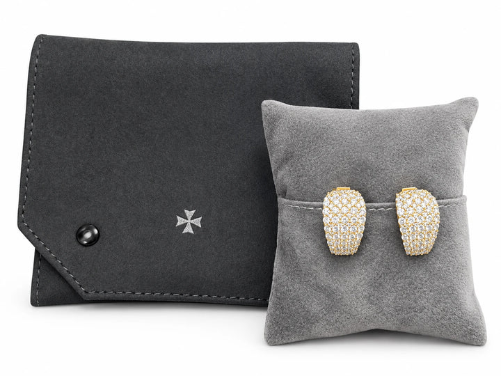 Boucles d'oreilles Vacheron Constantin or jaune