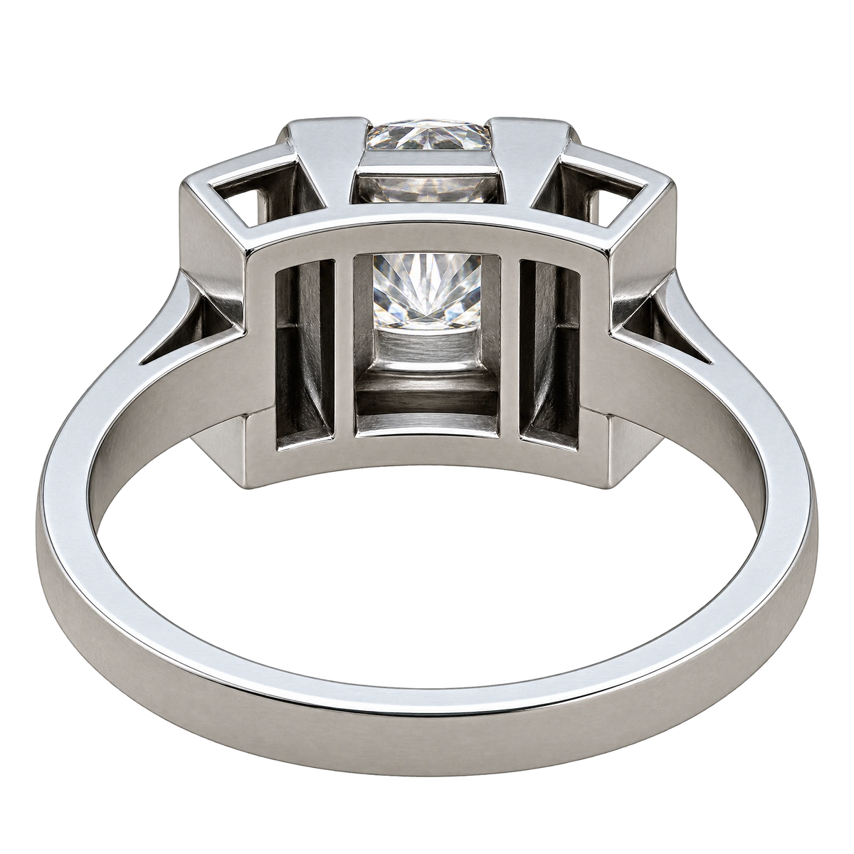 Bague platine et Diamant