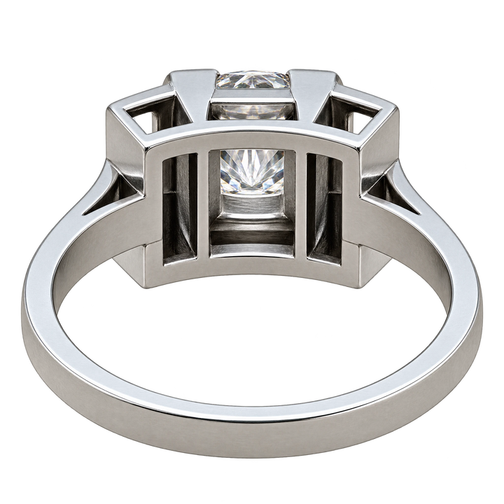Bague platine et Diamant