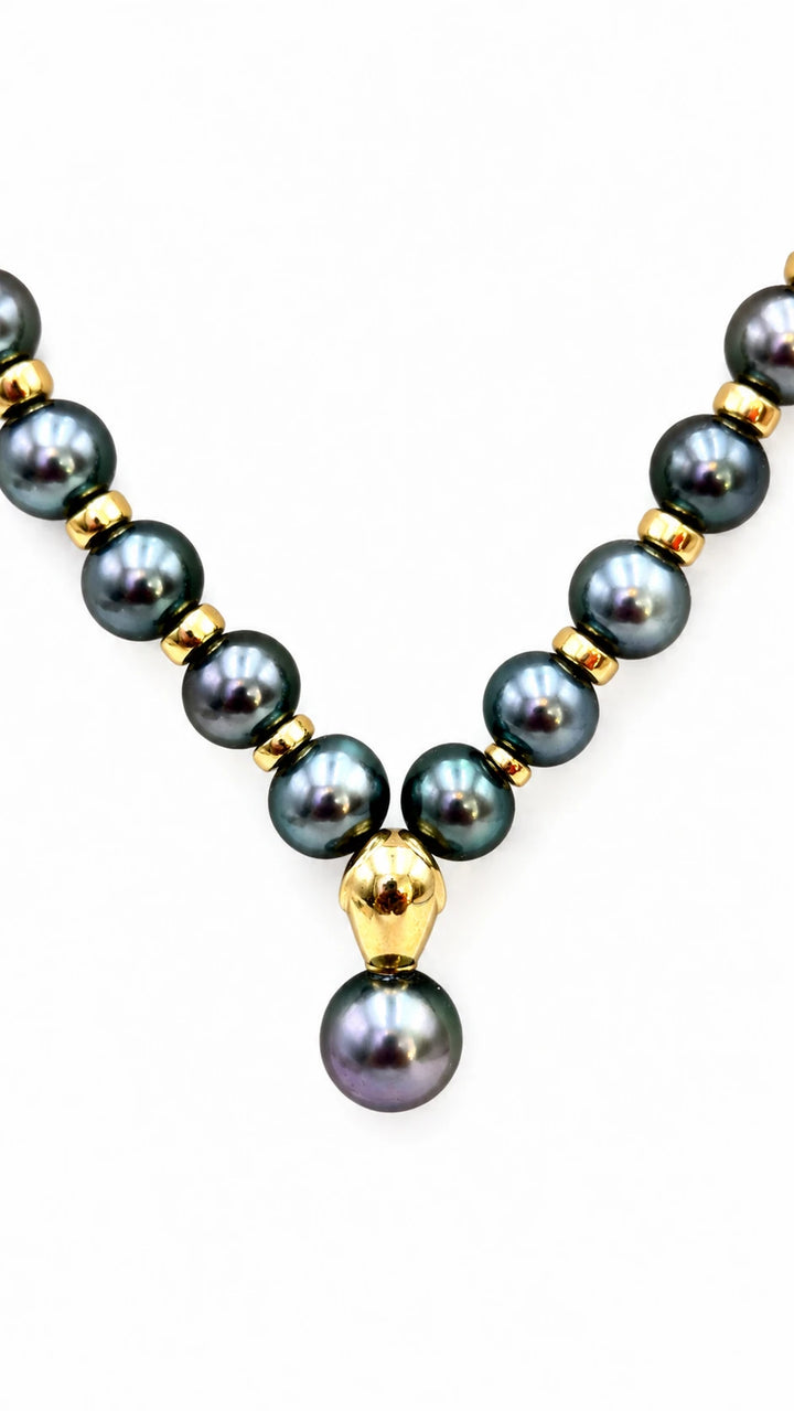 Collier or et Perle