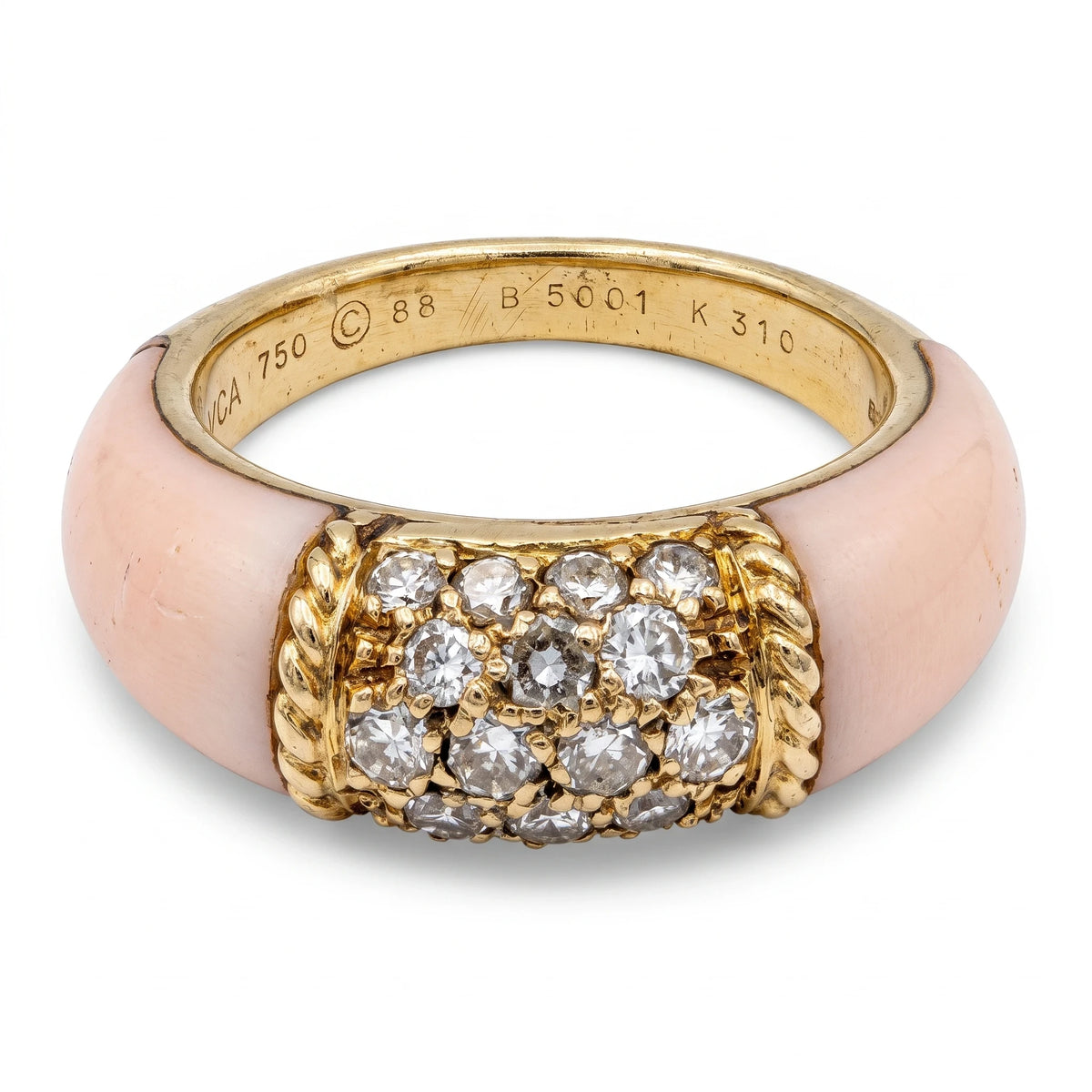 Van Cleef & Arpels Bague Philippine or et Corail