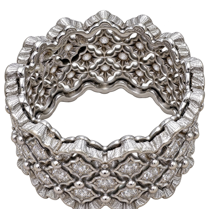 Buccellati Bague Eternelle Rombi or et Diamants