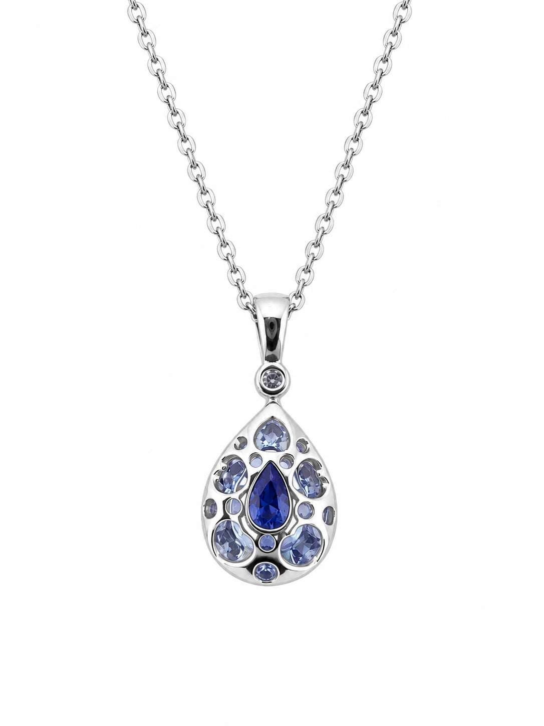 Collier or et Tanzanite