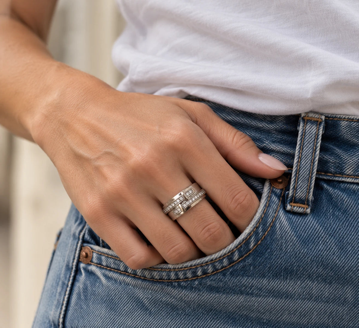 Guy Laroche · Bague en or et diamants