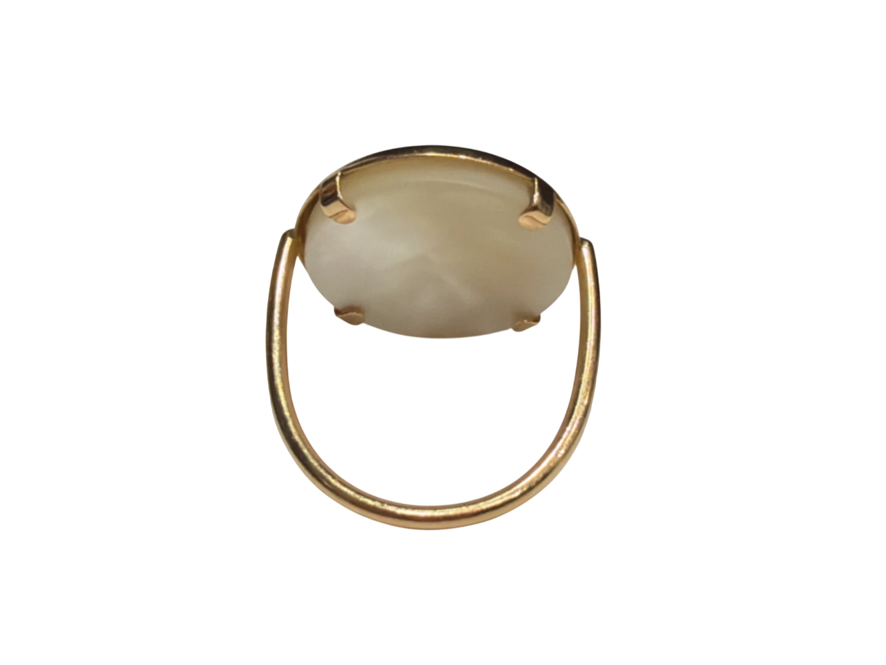 Ginette NY Bague Or rose et Nacre