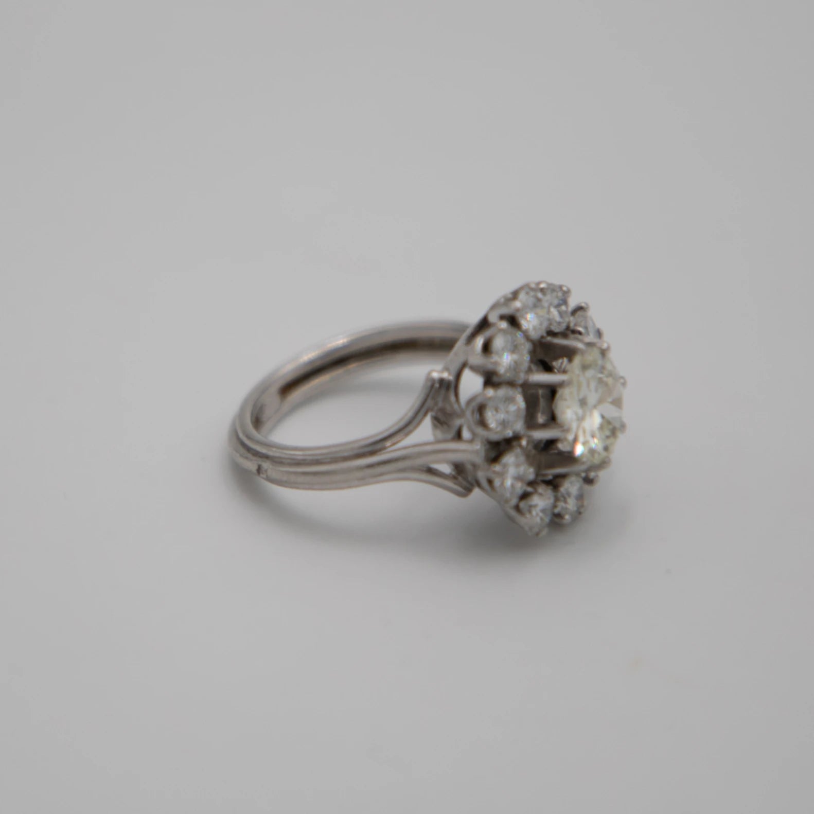 Bague platine et Diamant