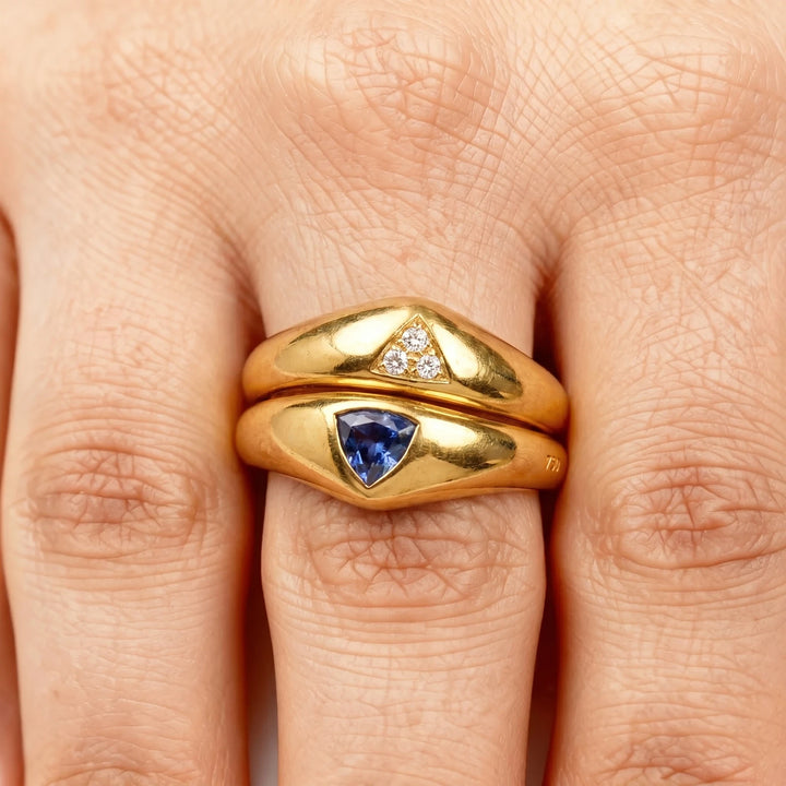 Bagues Or jaune et Diamant