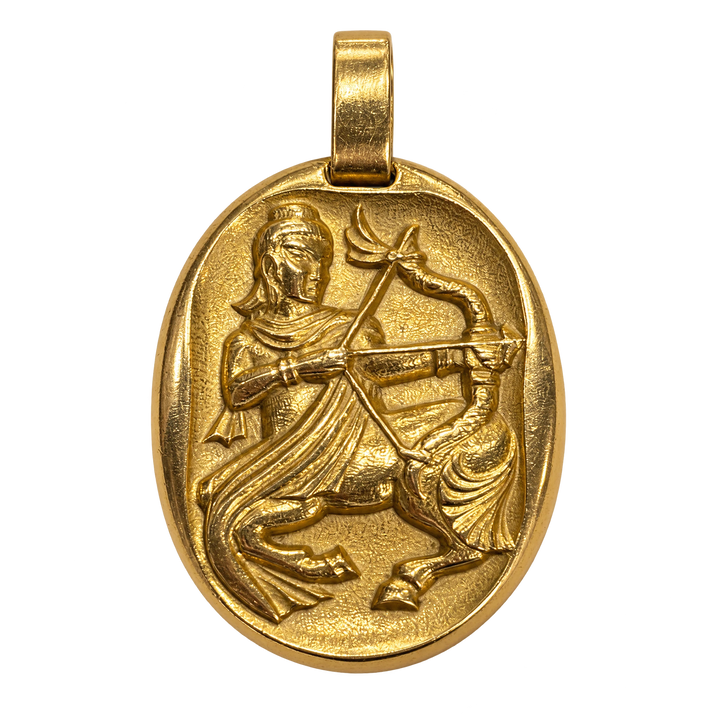 Pendentif Cartier GEORGES LENFANT or jaune