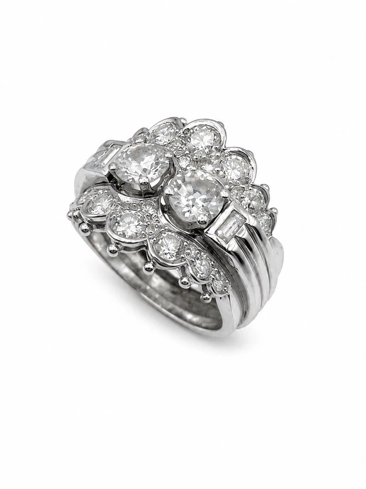 Bague platine et Diamant