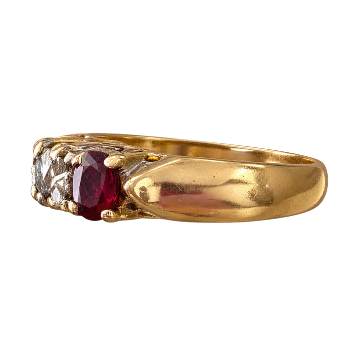 Bague or et Diamant