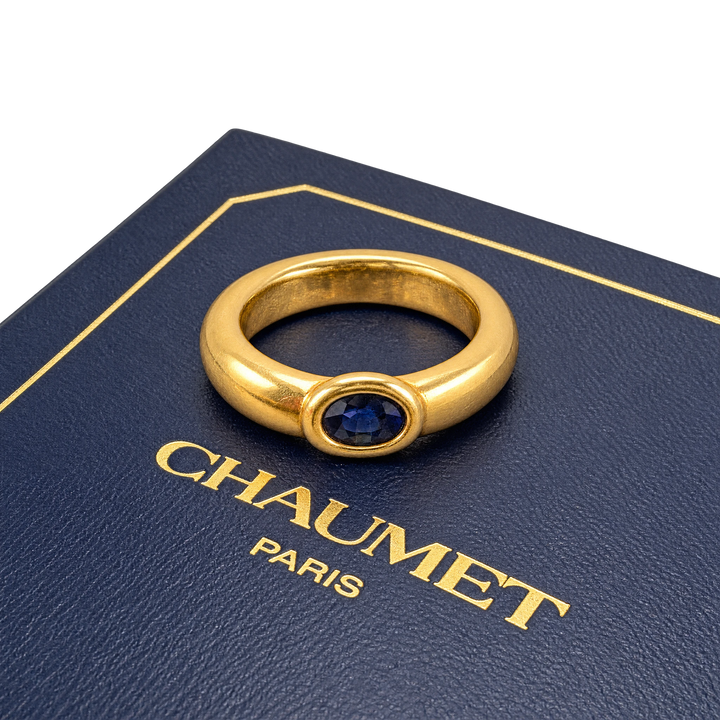 Chaumet Bague or et Saphir