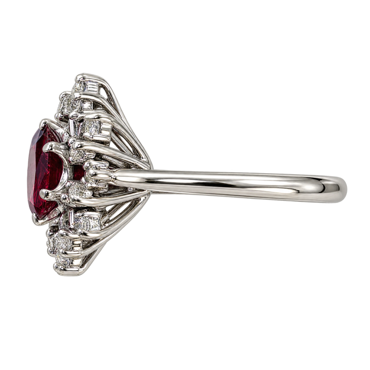 Bague or et Rubis