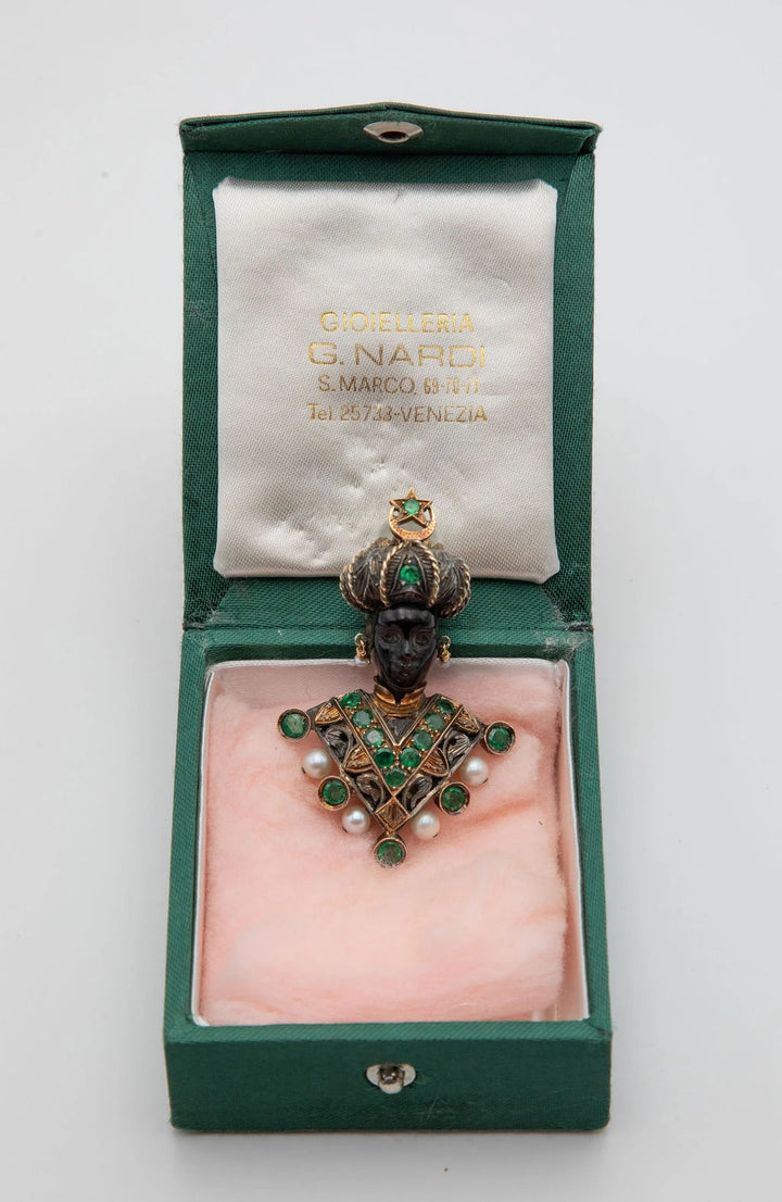 Maison Nardi Broche Moretto Or jaune et Perle