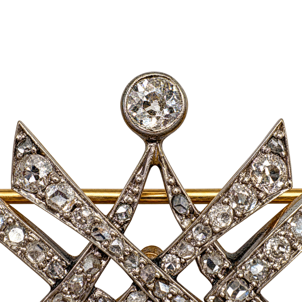 Broche or et Diamant