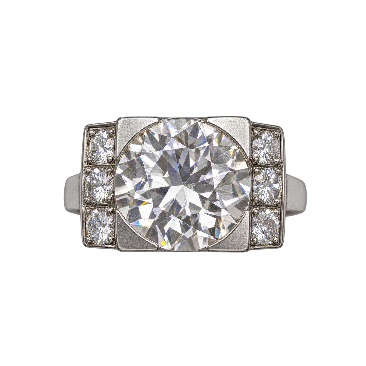 Bague platine et Diamant