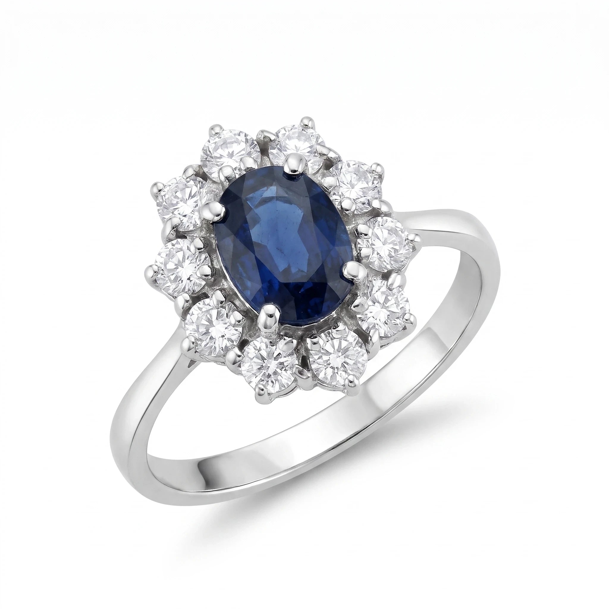 Bague or et Saphir