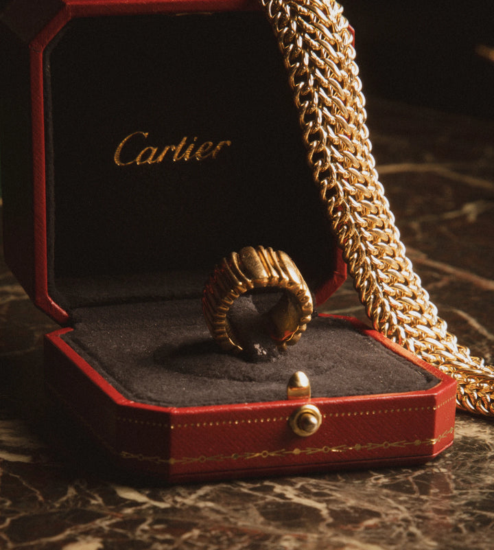 Cartier Bague Casque or