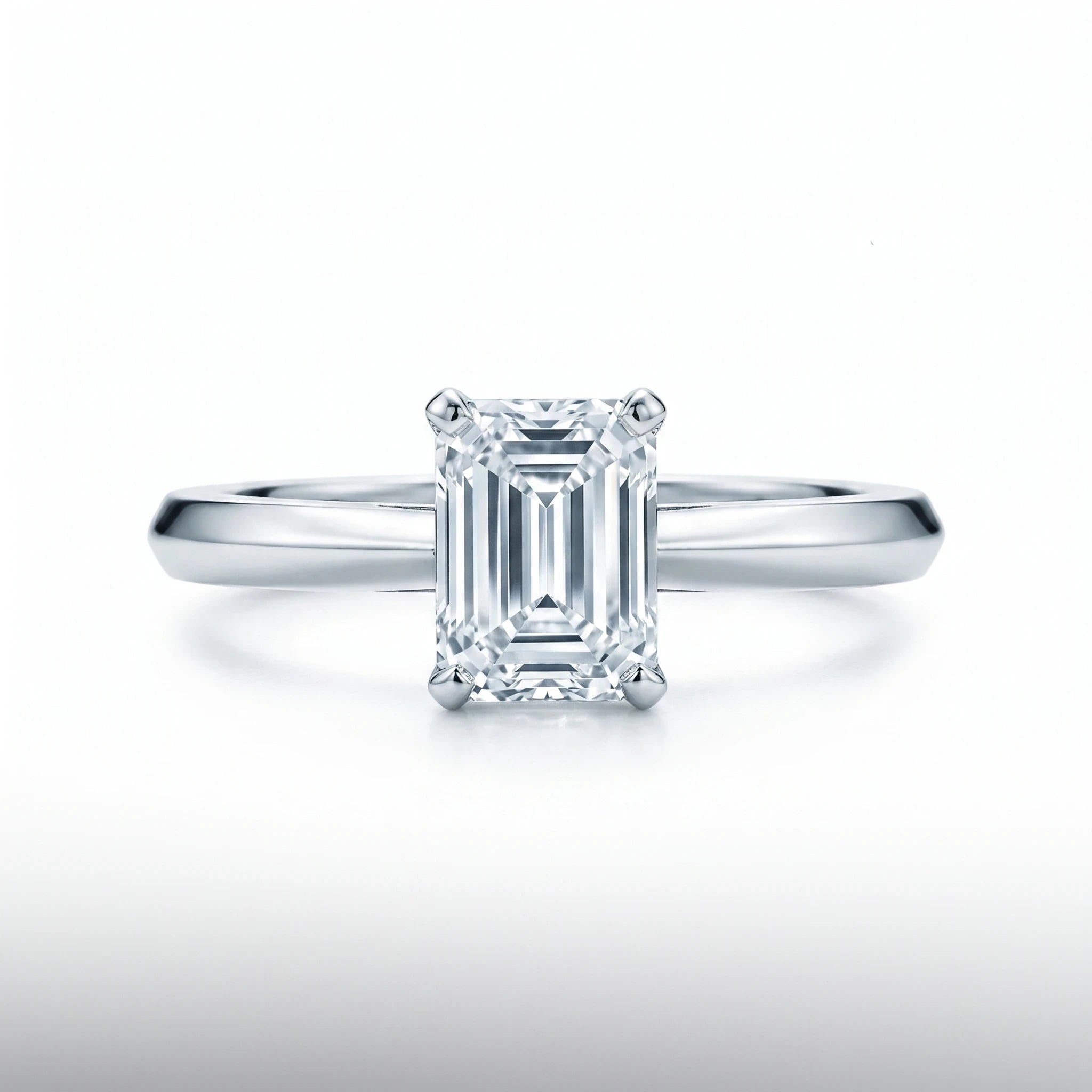 Tiffany & Co. Bague Solitaire Platine et Diamant