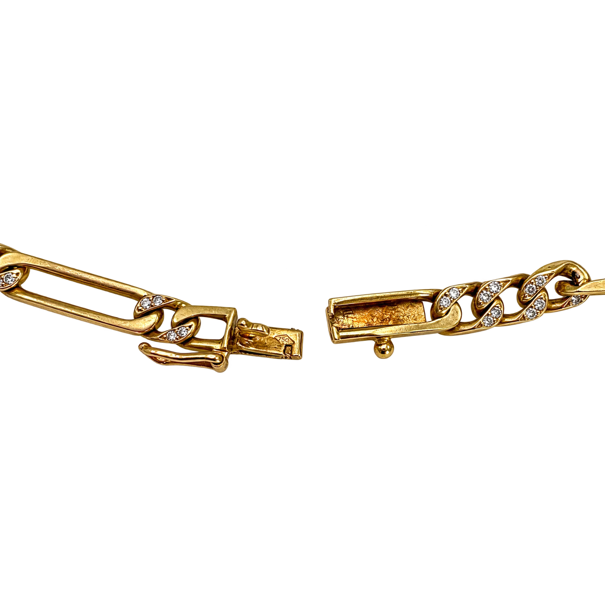 Cartier Collier or et Diamant pavage