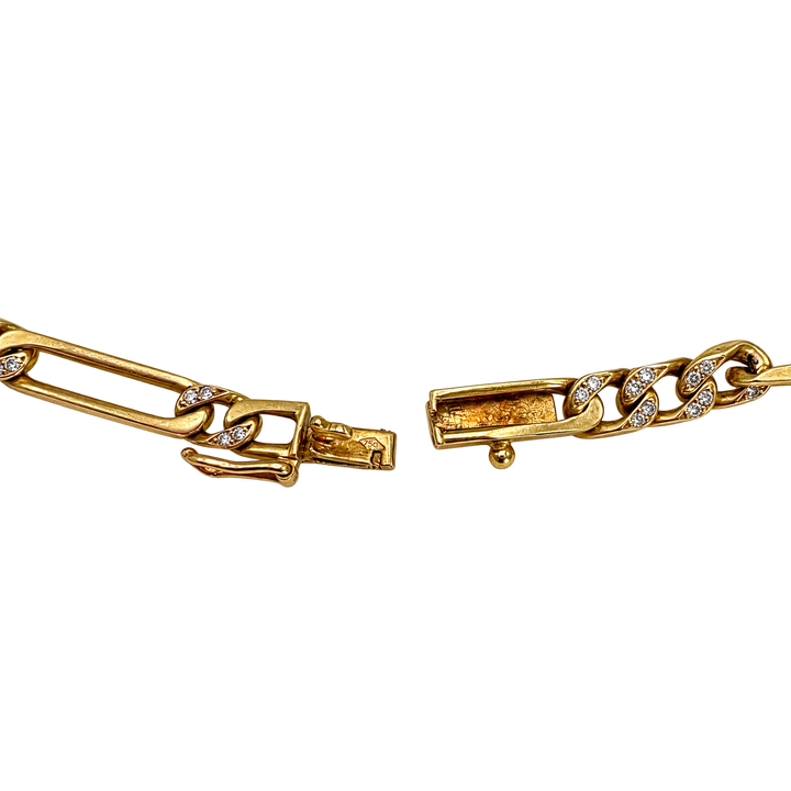 Cartier Collier or et Diamant pavage