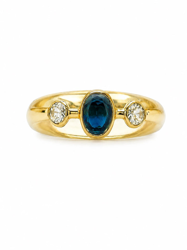 Morabito Bague Mystérieuse or et Saphir