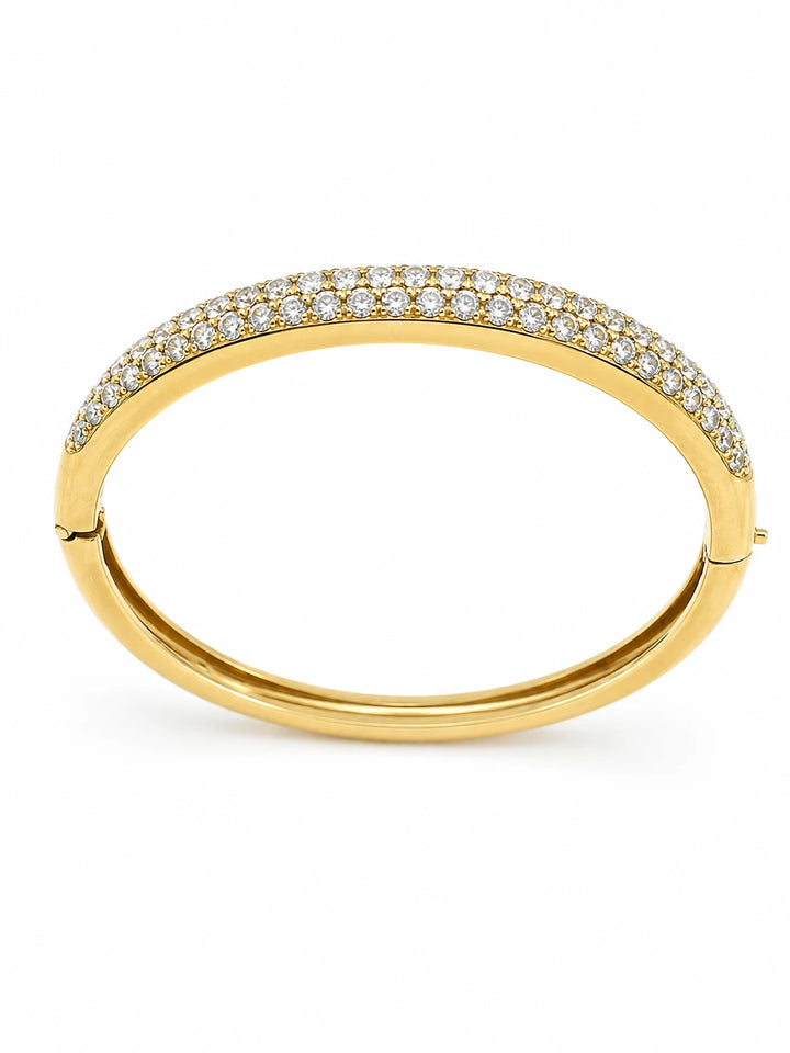 Bracelet or et Diamant pavage