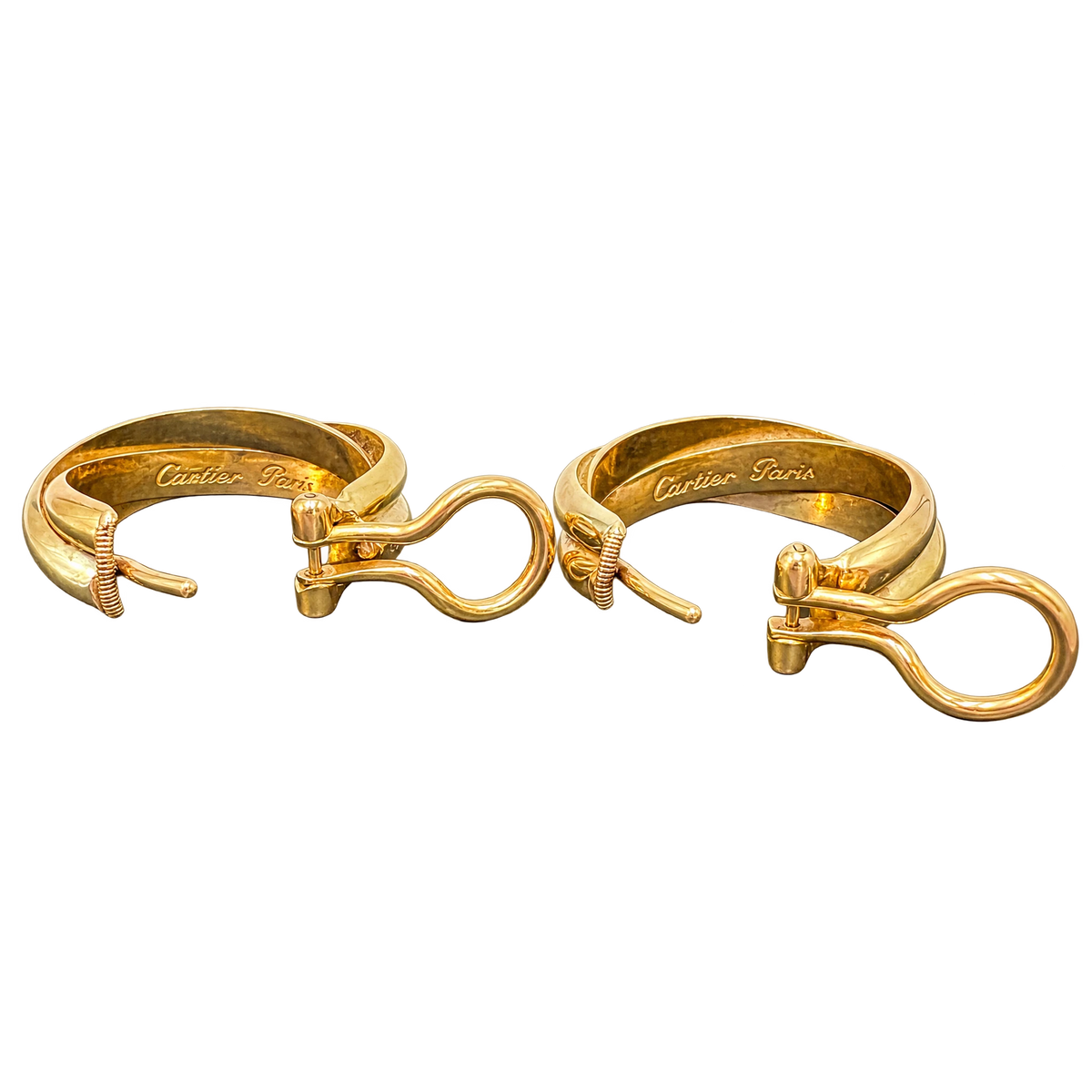 Cartier Boucles d'oreilles Trinity or