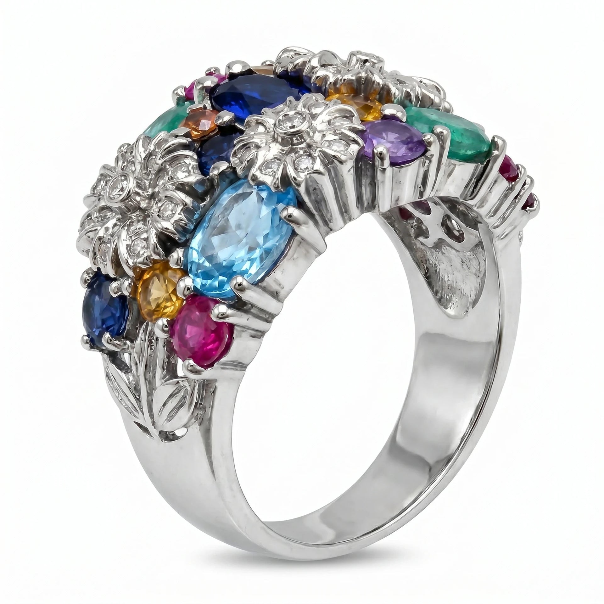 Bague Or blanc et Diamant