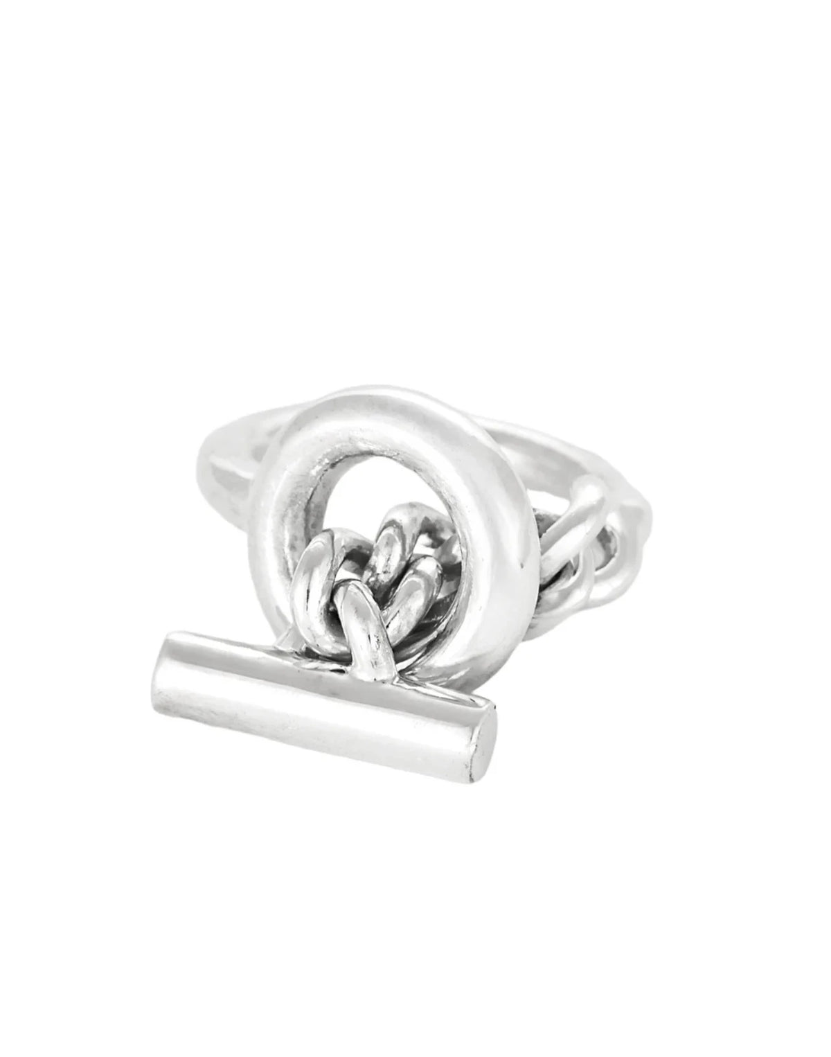 Hermès Bague Croisette argent