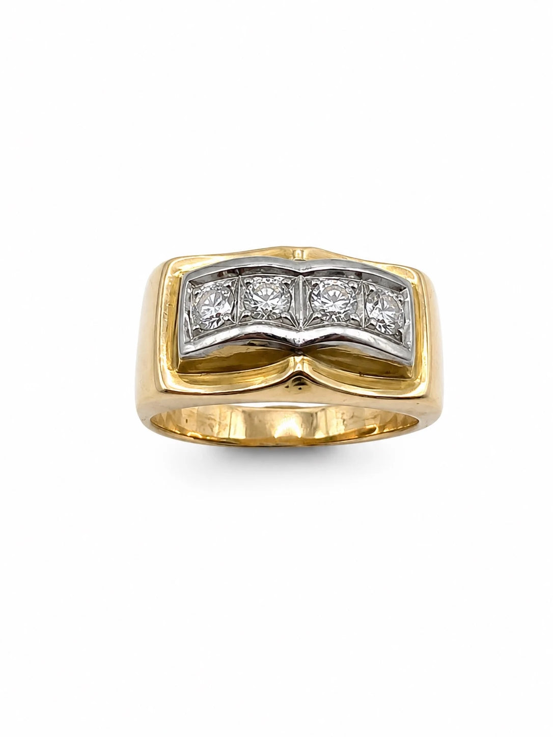 Bague or et Diamant