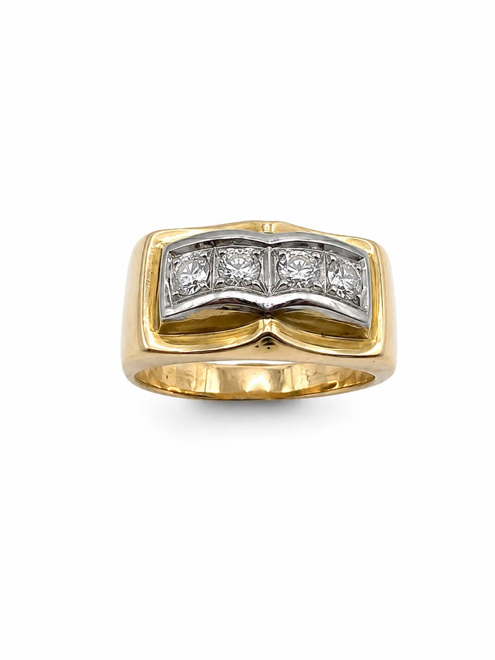 Bague or et Diamant