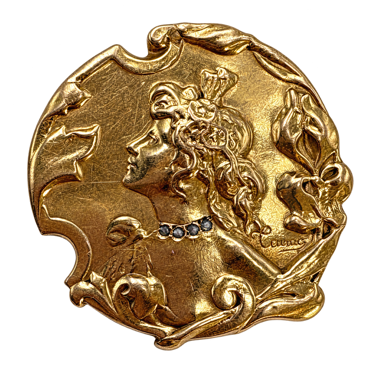 Broche or et Diamants