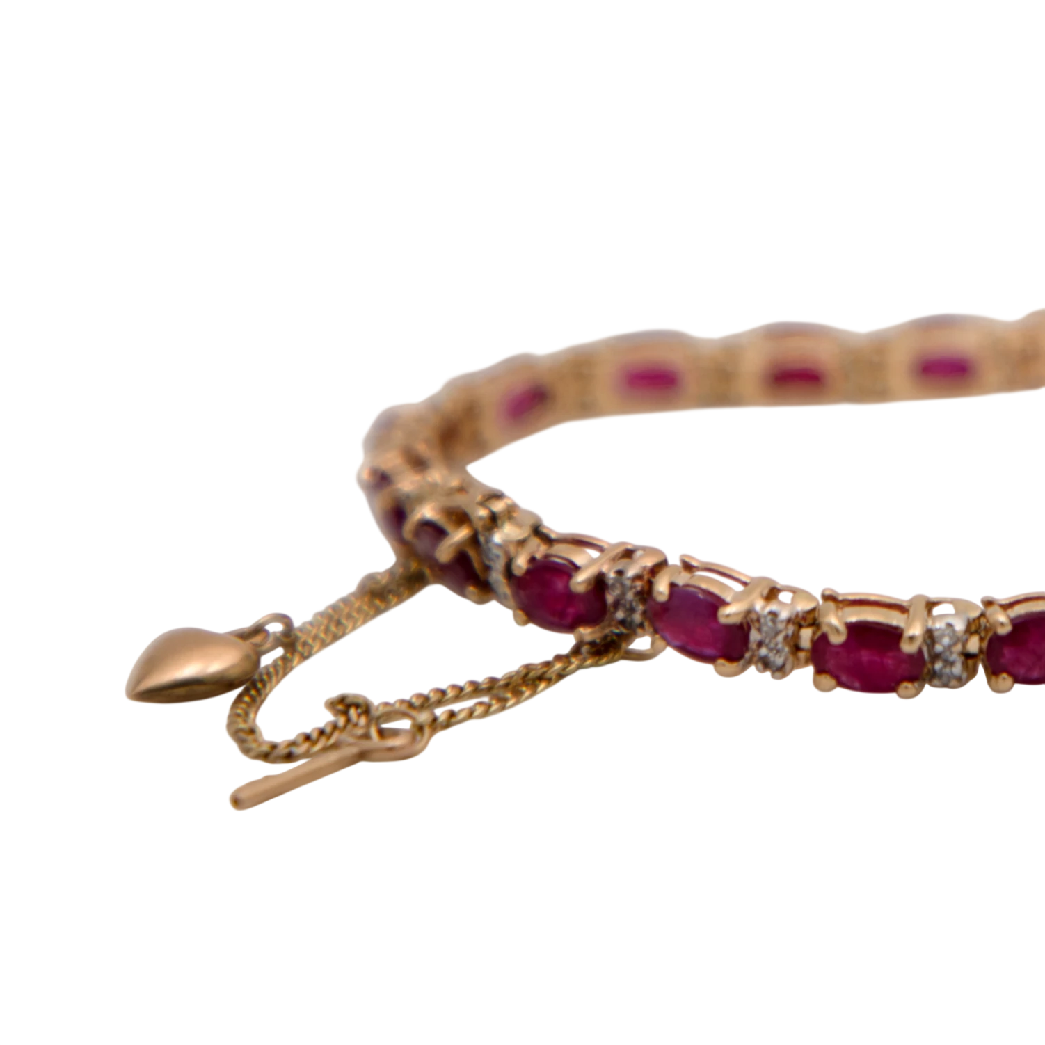 Bracelet Or jaune et Rubis