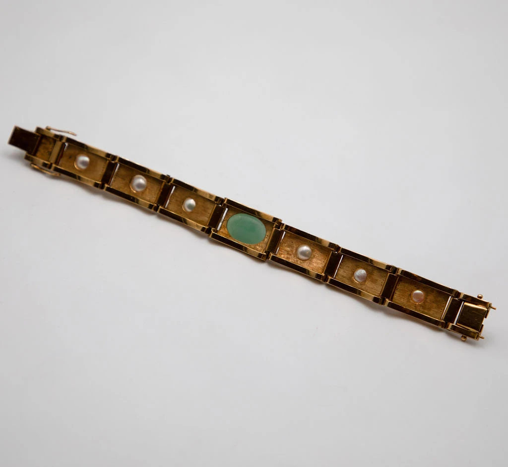 D. Gobbo Bracelet or et Perle