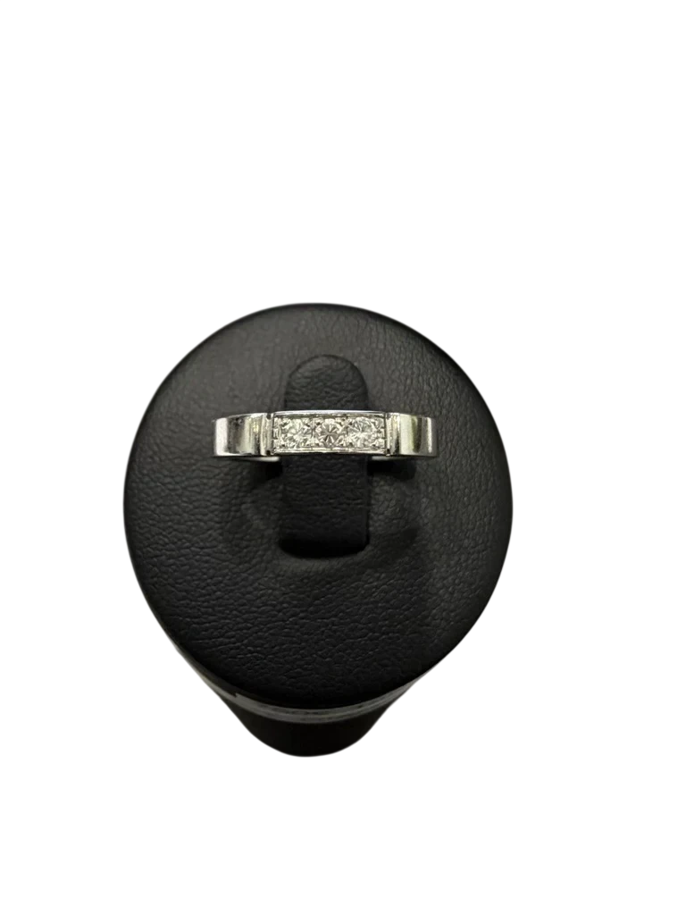 Bague alliance or et Diamant