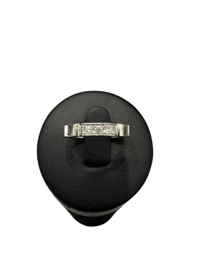 Bague alliance or et Diamant