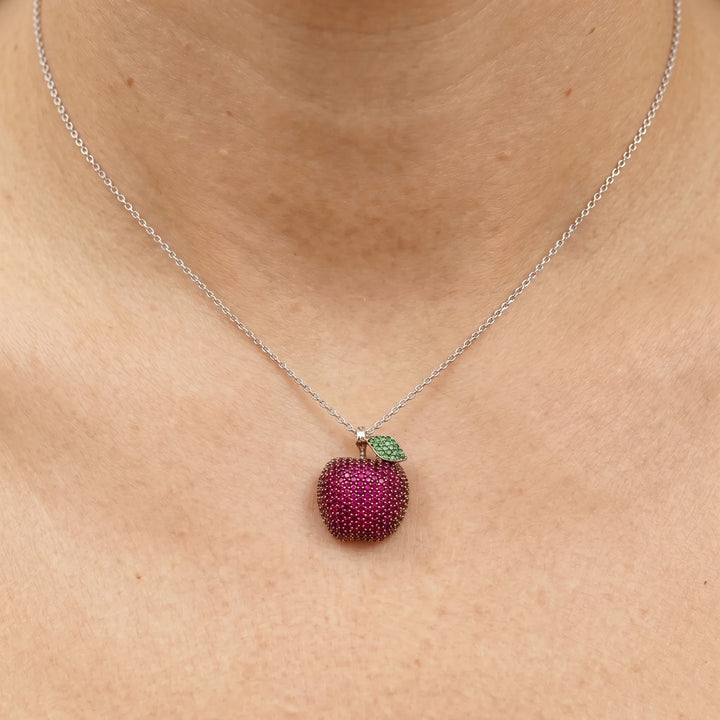 Paula Pendentif or et Rubis