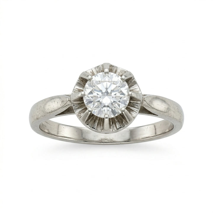 Bague Or blanc et Diamant