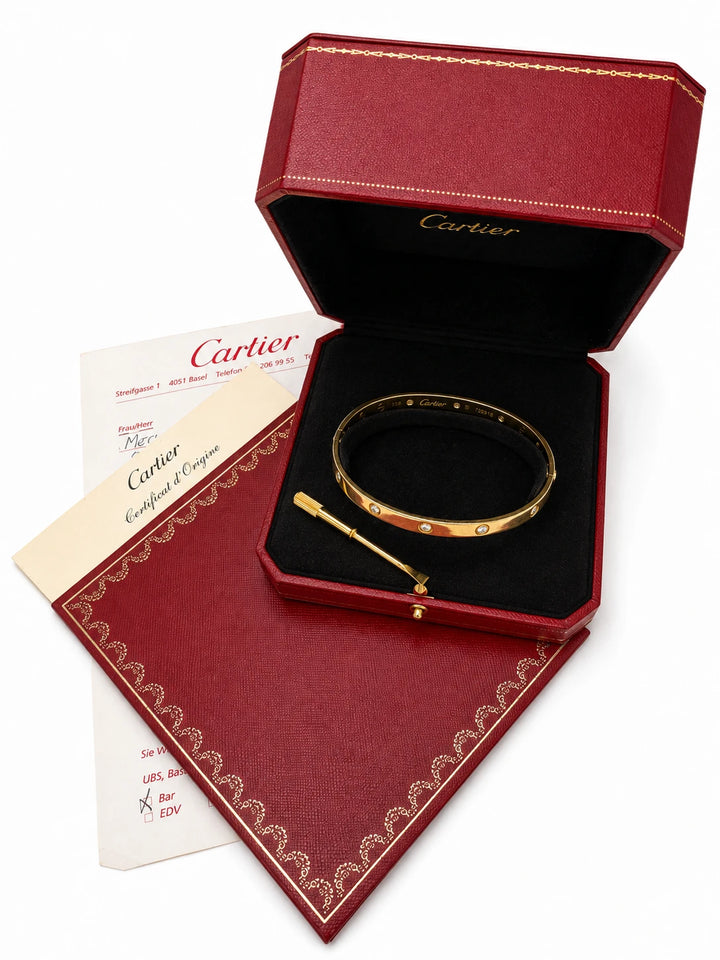Cartier Bracelet Love or et Diamants