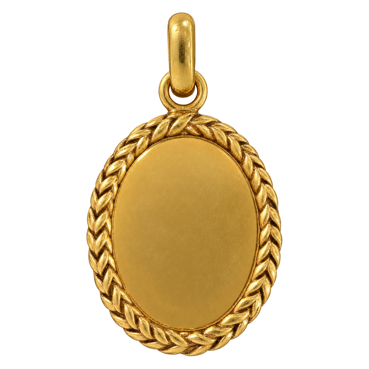 Médaille Augis + qu'hier - que demain or rubis et diamants