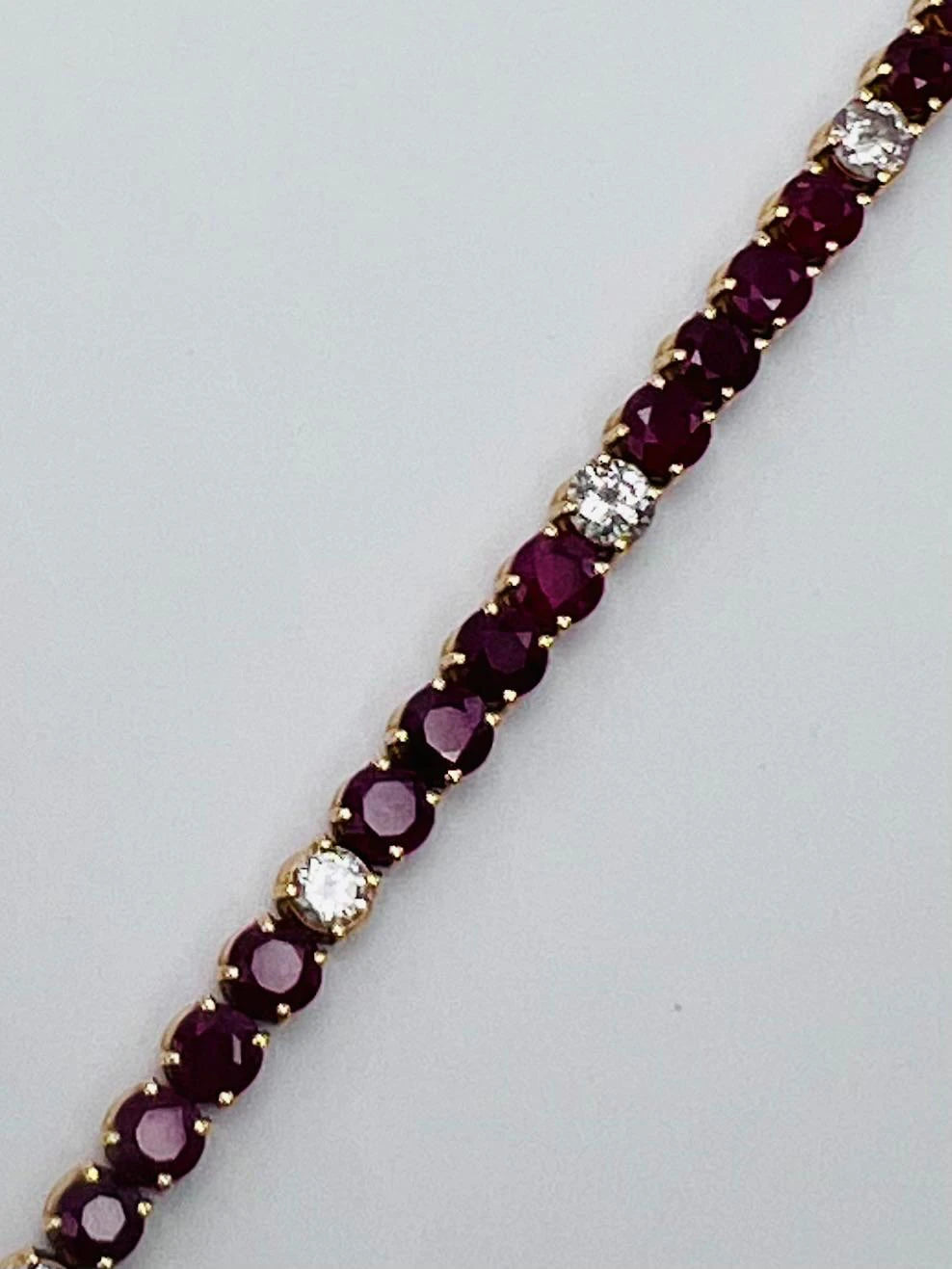 Bracelet Or jaune et Rubis