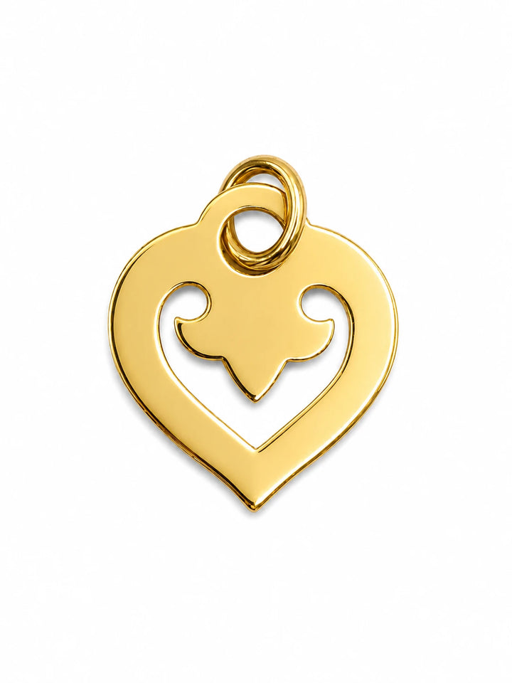 OJ Perrin Pendentif Coeur Legende or
