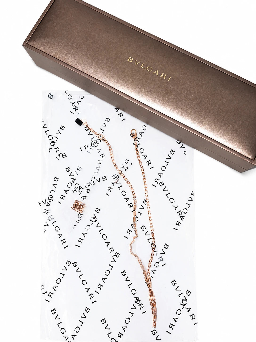 Bulgari Collier B Zero 1 or et Diamant pavage