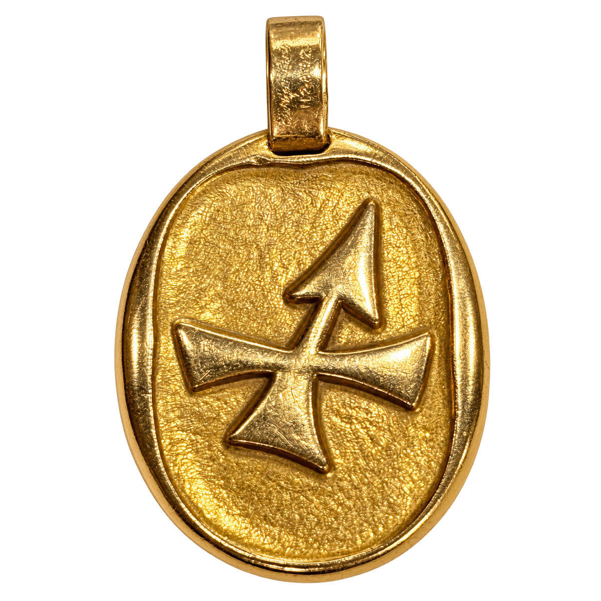 Pendentif Cartier GEORGES LENFANT or jaune