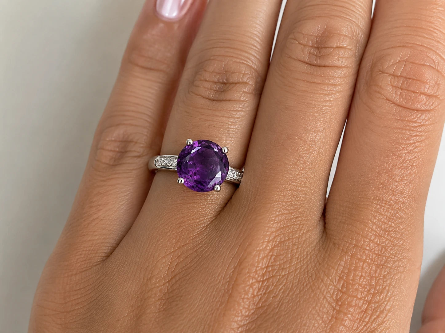 Mauboussin Bague or et Améthyste