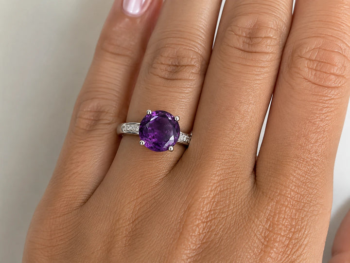 Mauboussin Bague or et Améthyste