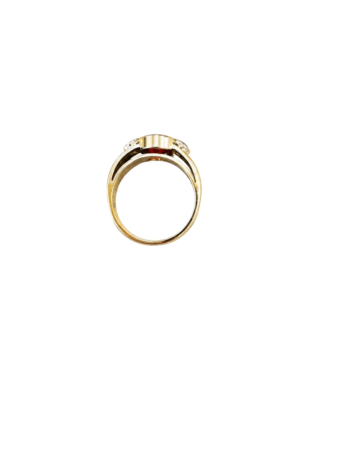 Bague or et Rubis