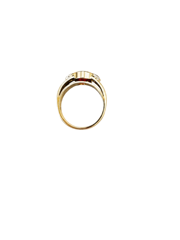 Bague or et Rubis