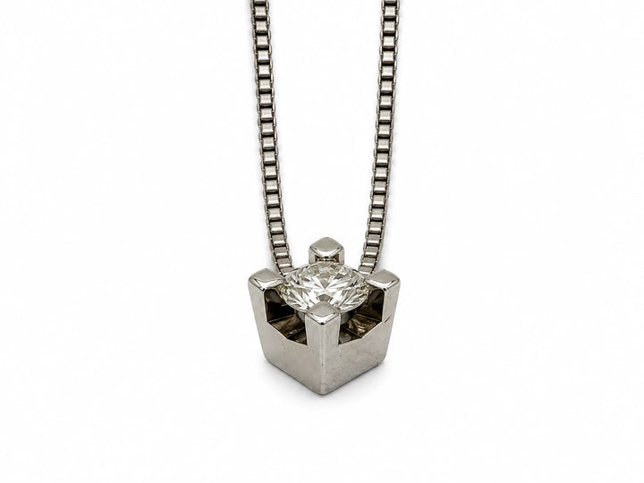 Pendentif or et Diamant