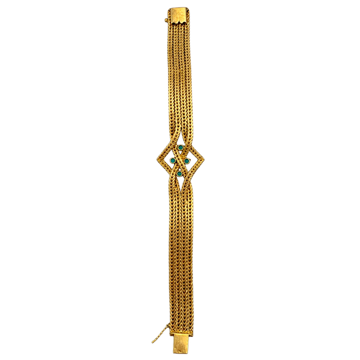 Bracelet or et Turquoise